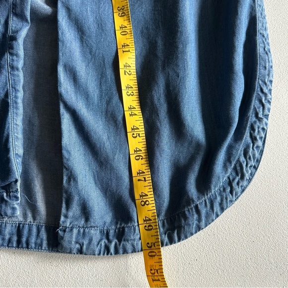 Free People Dress 8 Blue Long Sleeve Midi - Picture 10 of 10